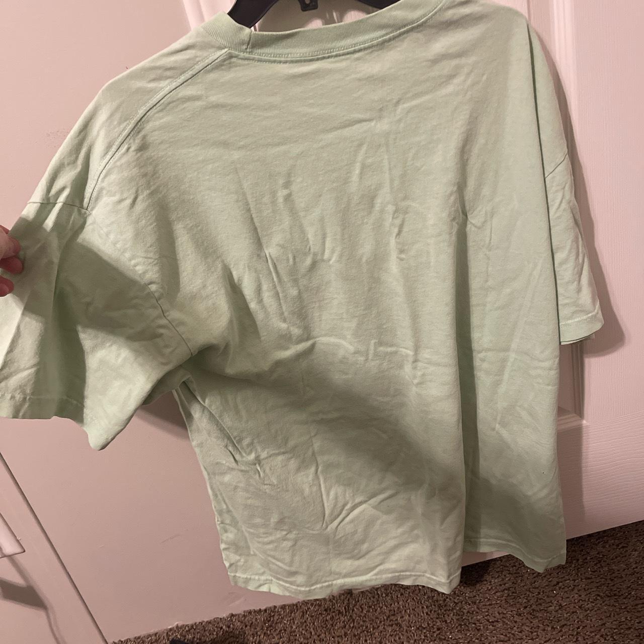 Large , mint green, Golf shirt Depop