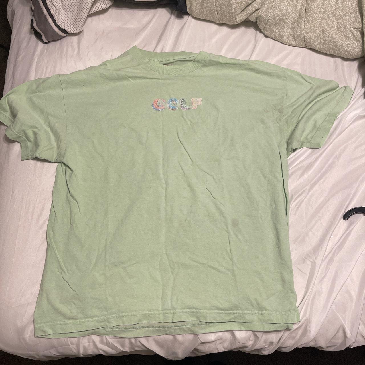 Large , mint green, Golf shirt - Depop