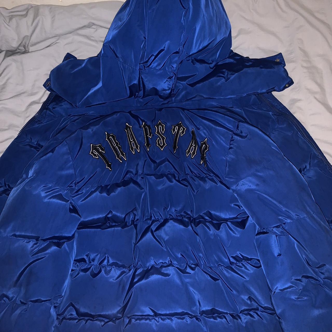 Blue Trapstar Irongate Puffer Jacket Size Depop