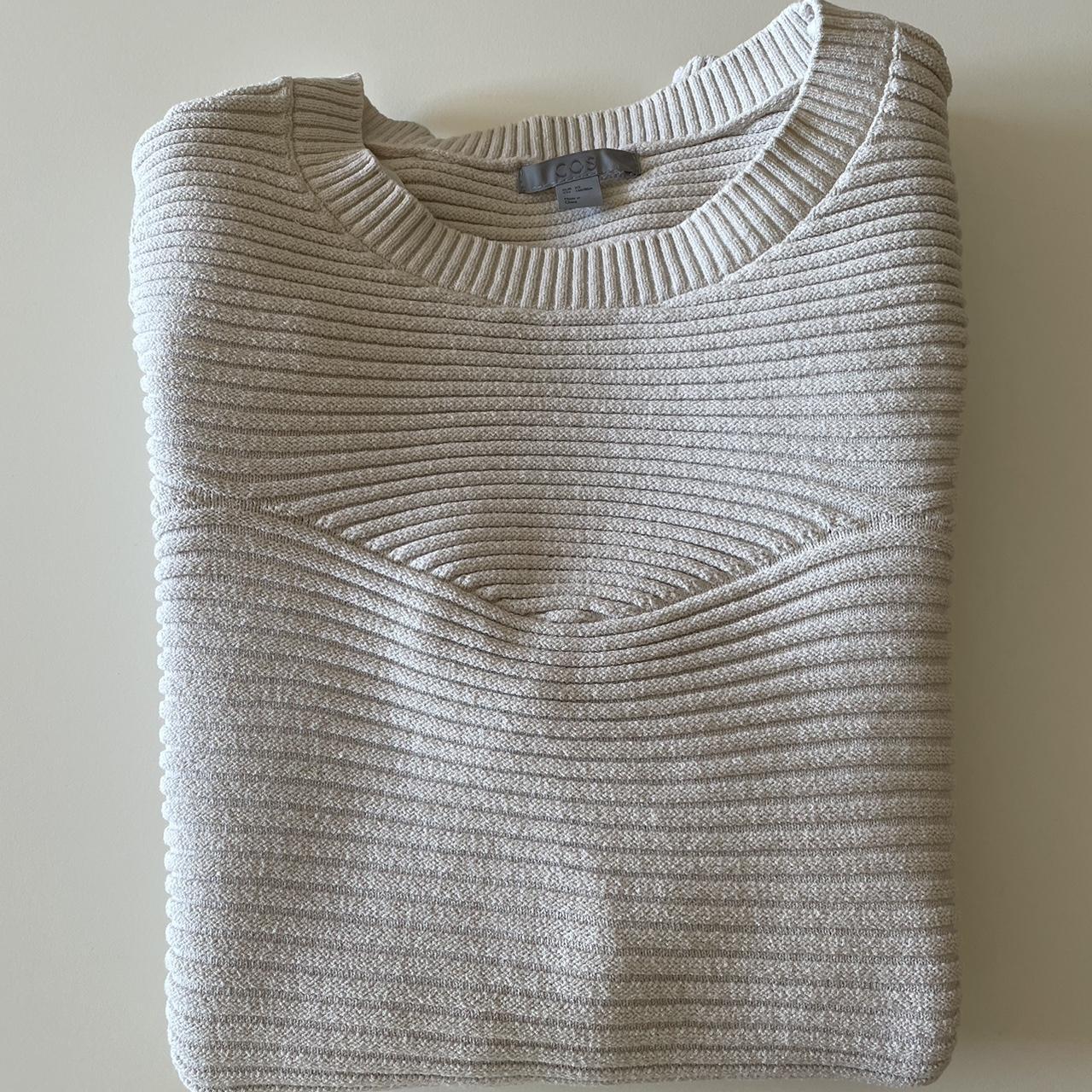 COS knit top Cotton structured knit... - Depop