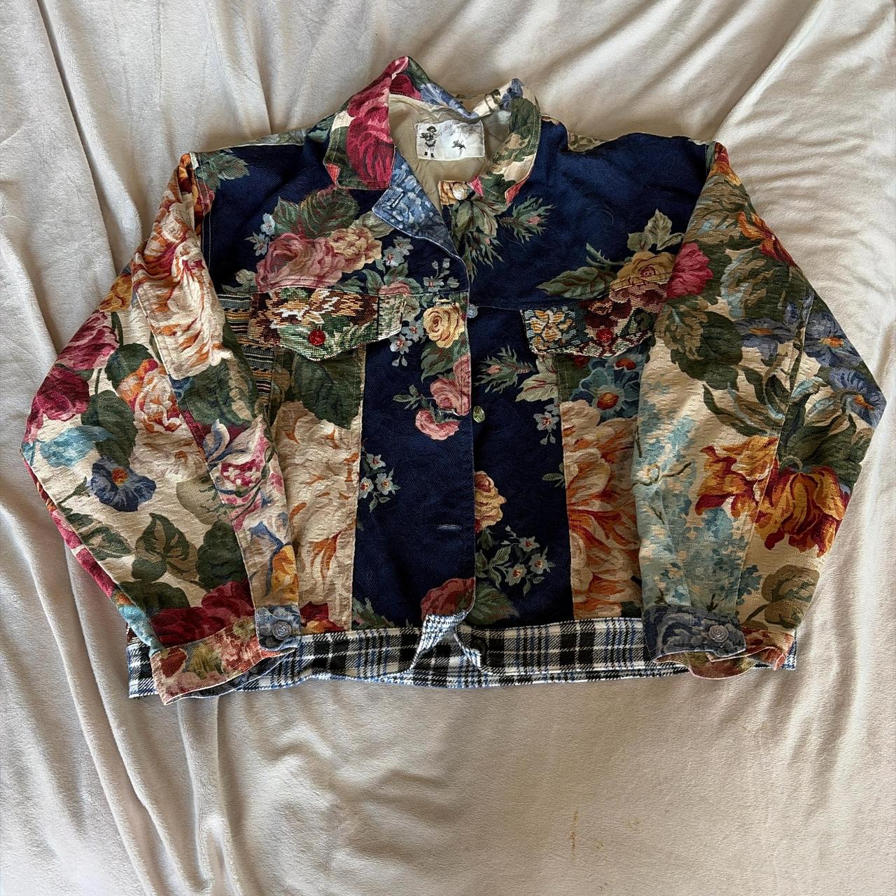 Women's Jacket - Multi - S – Patchwork Quilt styl… - image 1