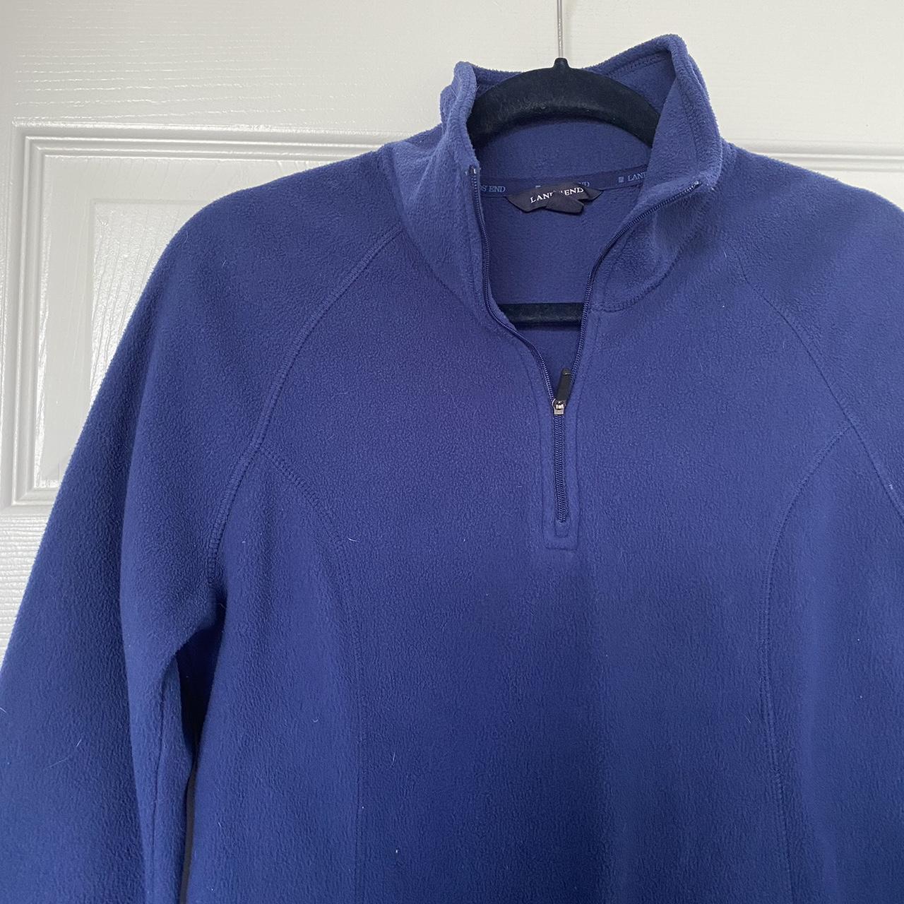 lands end fleece top