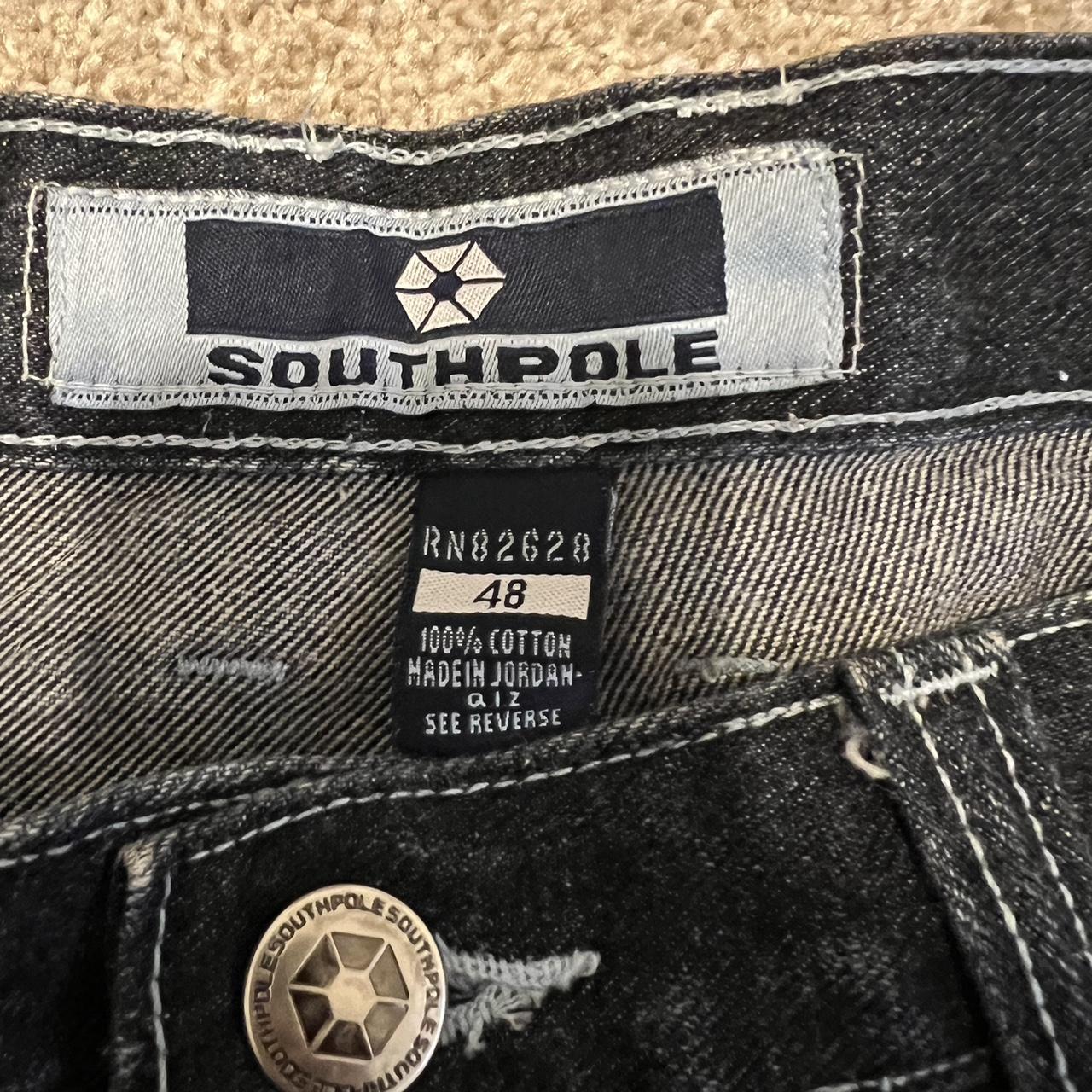 SouthPole denim jean shorts size 48 - Depop