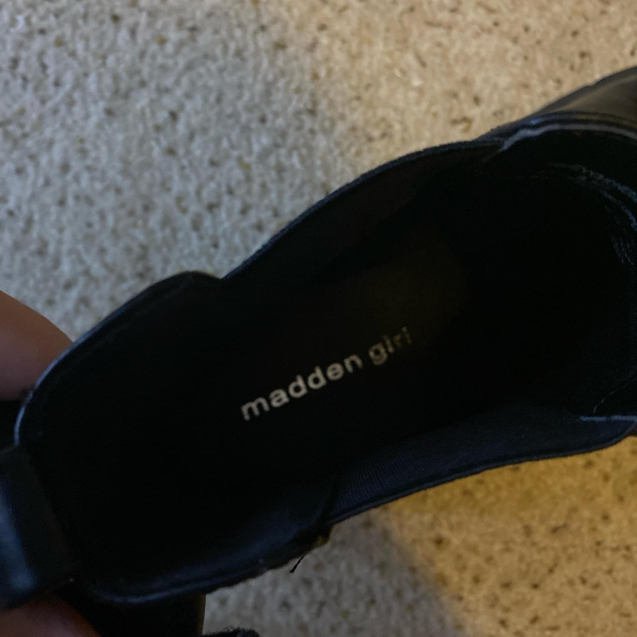 Black gemstone Madden Girl boots Women’s US size... Depop