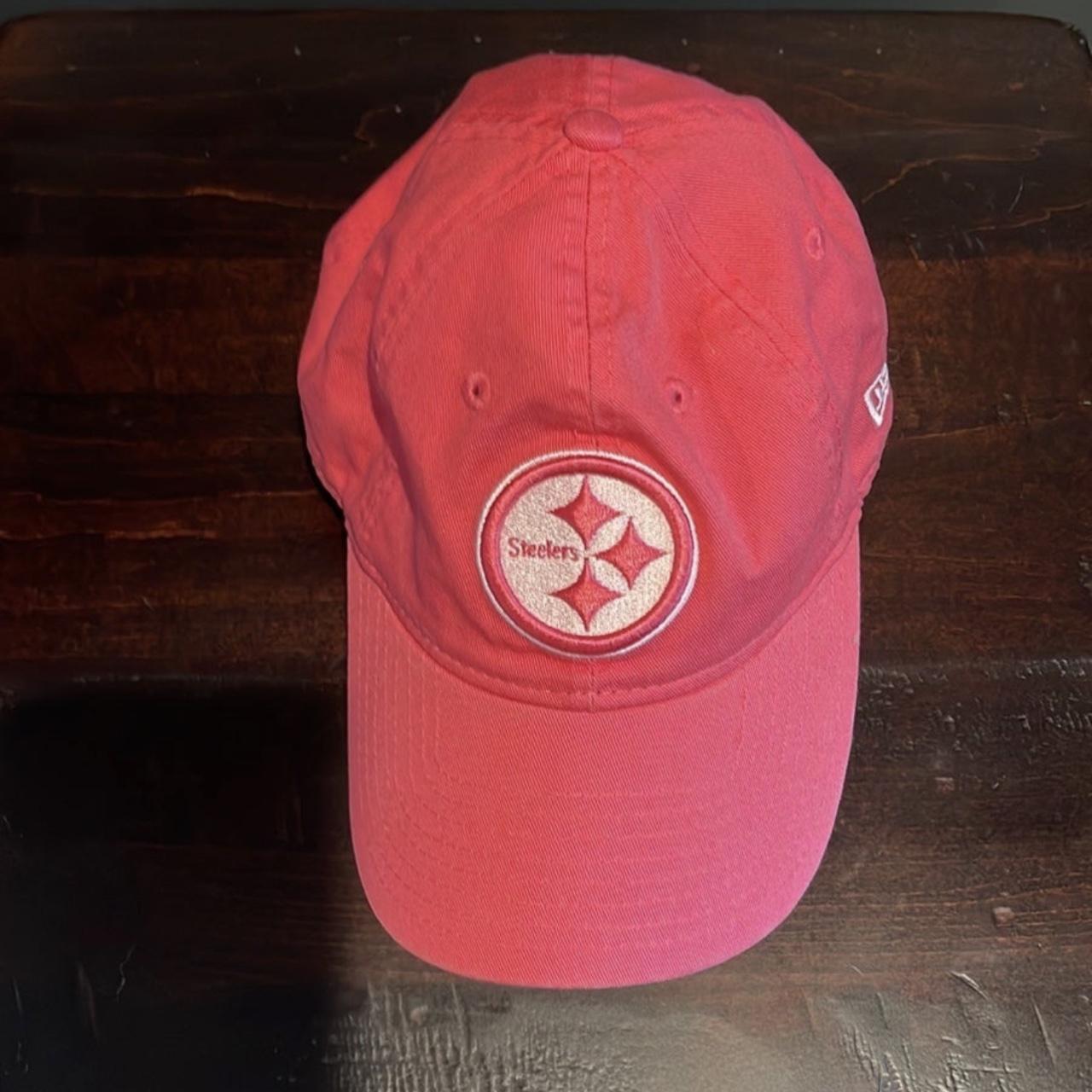 pink steelers hat