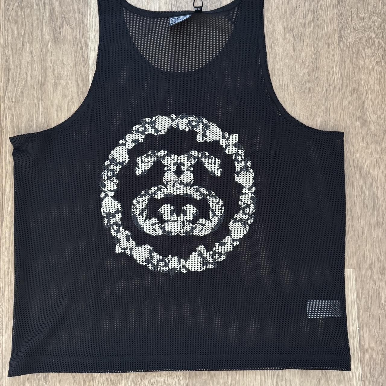 Denim Tears x Stussy Double S Wreath Gym Tank | Depop