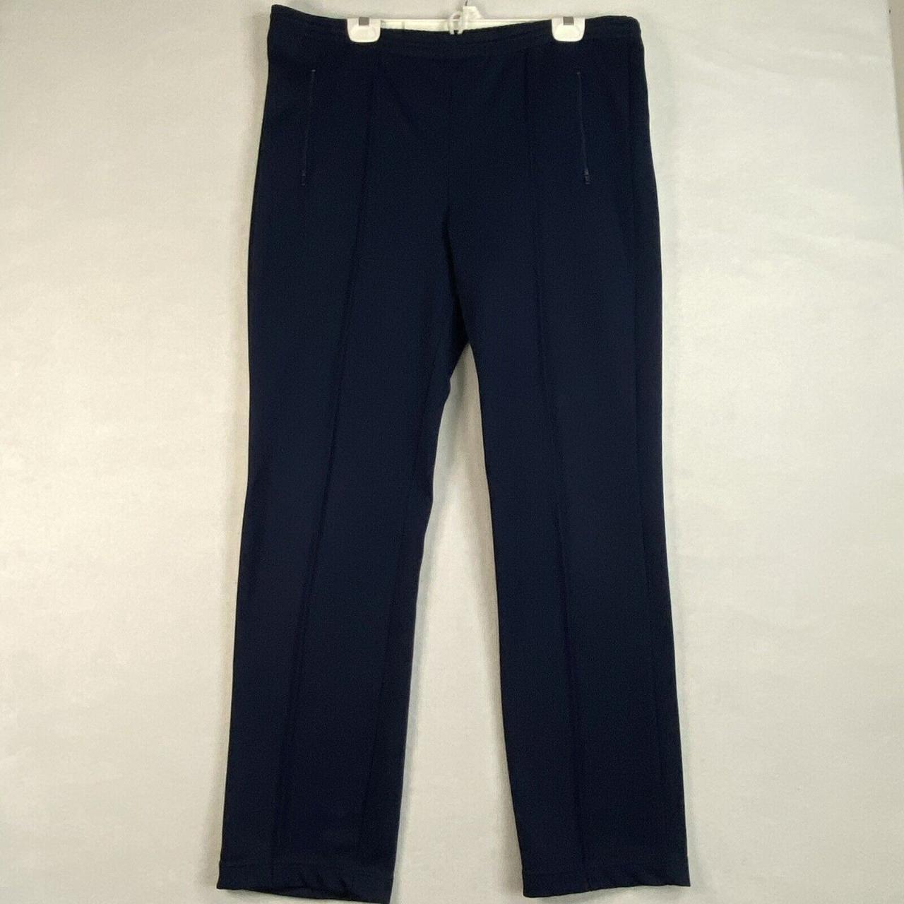 Vintage Nike Athletic Pants Mens Sz L Blue Zip... - Depop