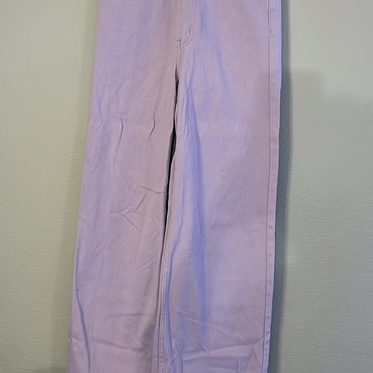 Purple H&M straight leg jeans. Worn maybe 3 times. Depop
