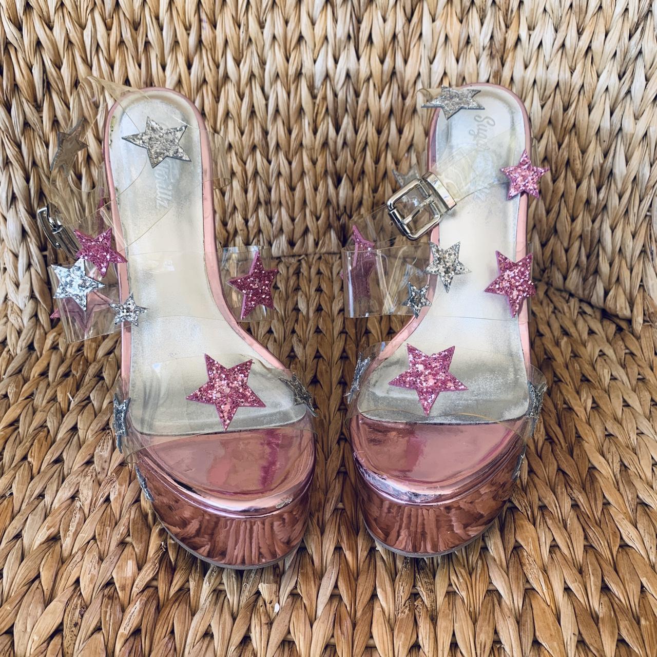 Dolls kill clearance clear platform shoes