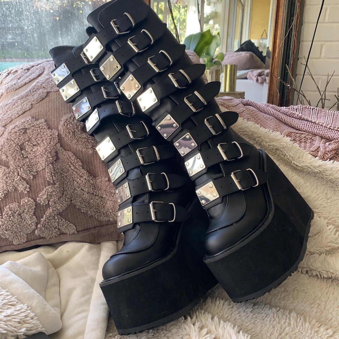 Trinity Boots Demonia Shoes Dolls Kill Trinity Boots Demonia