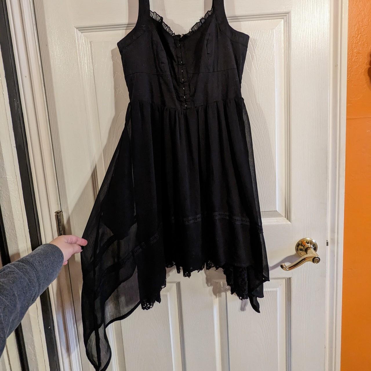 Hot Topic Women's Black Dress | Depop