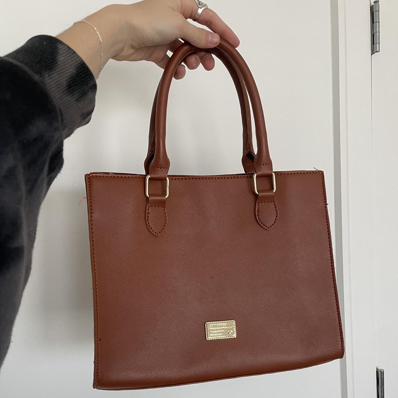 David Jones Leather bag leather david bag... Depop