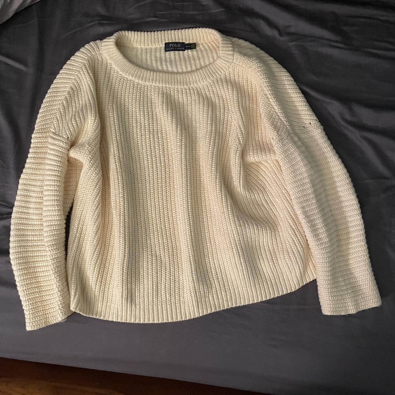 Ralph Lauren Polo women’s knit medium sweater Soft... - Depop