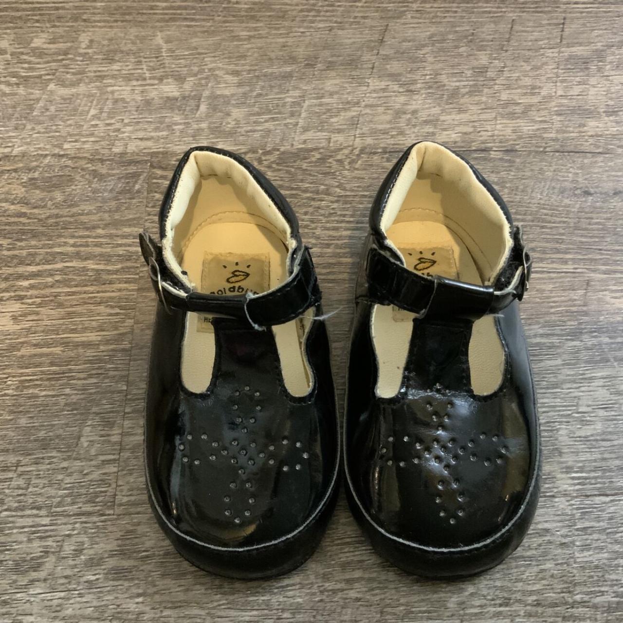 Goldbug Girls Black Infant Mary Jane Dress Shoes