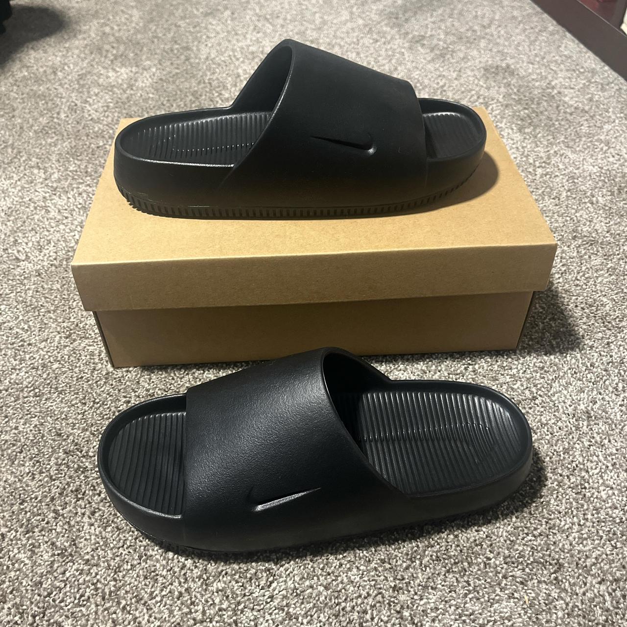 BRAND NEW NIKE SLIDES nike calm slide size 10. Depop