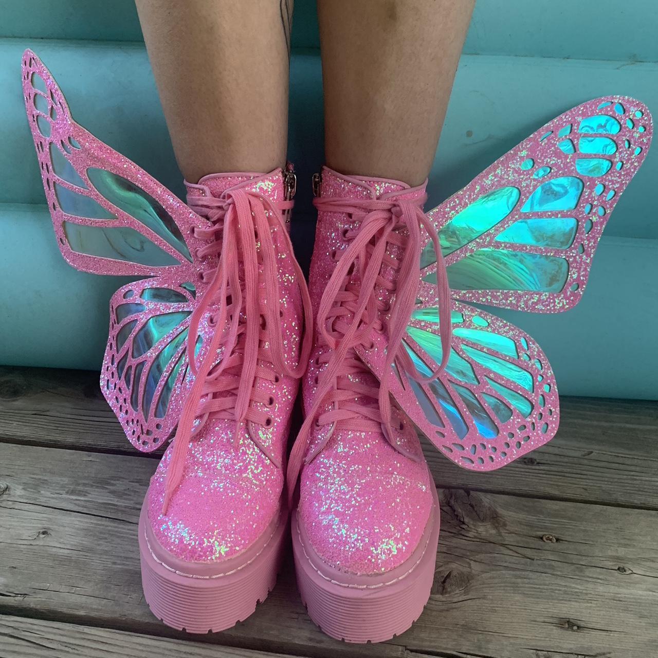 Butterfly wing boots deals dolls kill