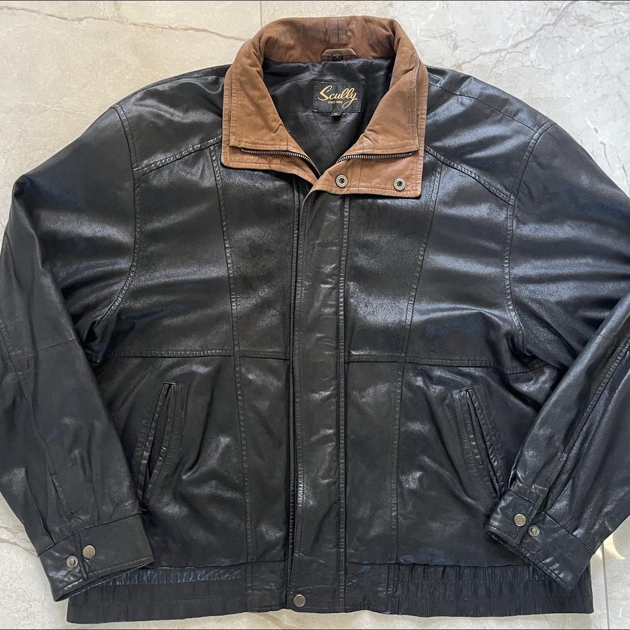 Vintage scully hot sale leather jacket