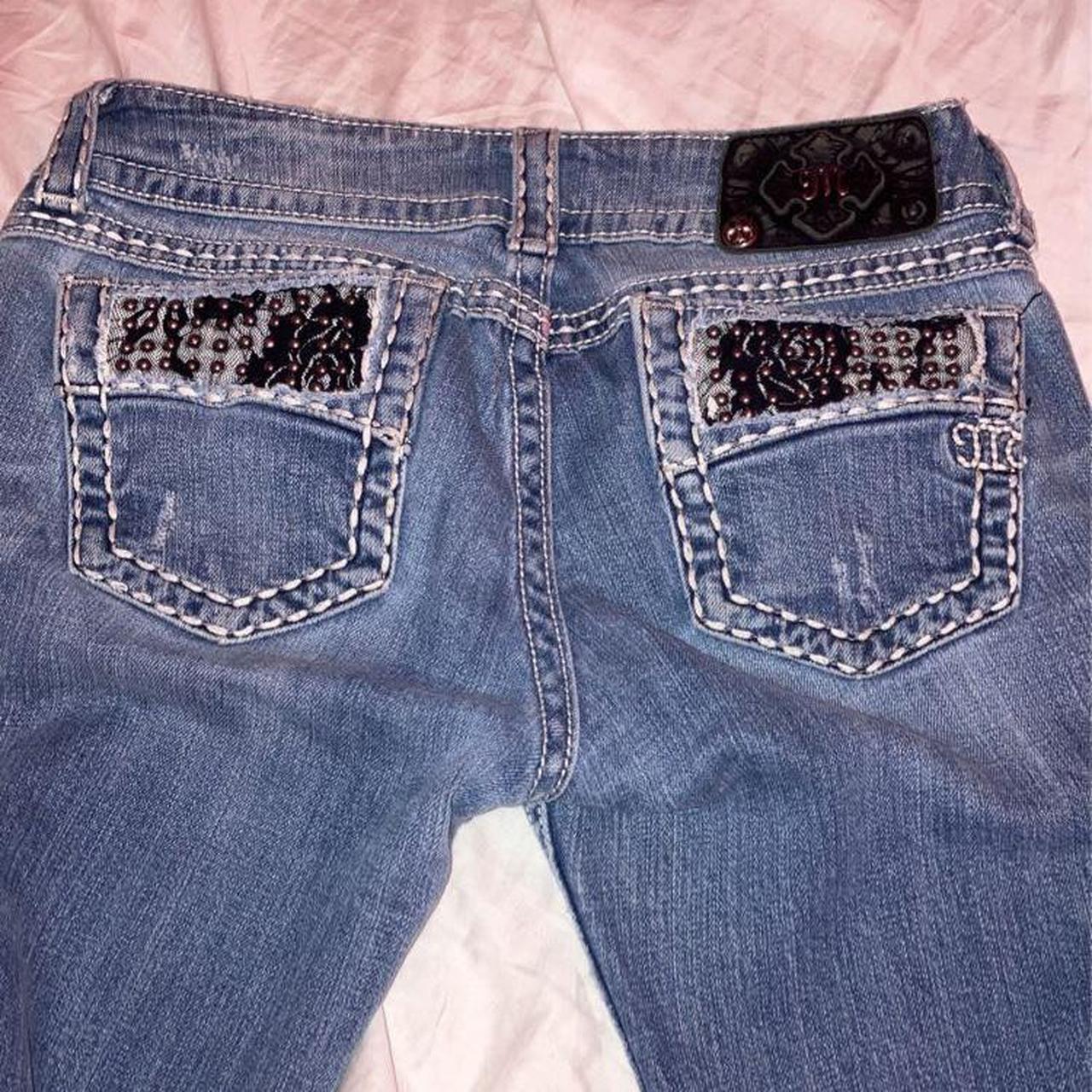 miss me jeans bootcut size 27 - Depop