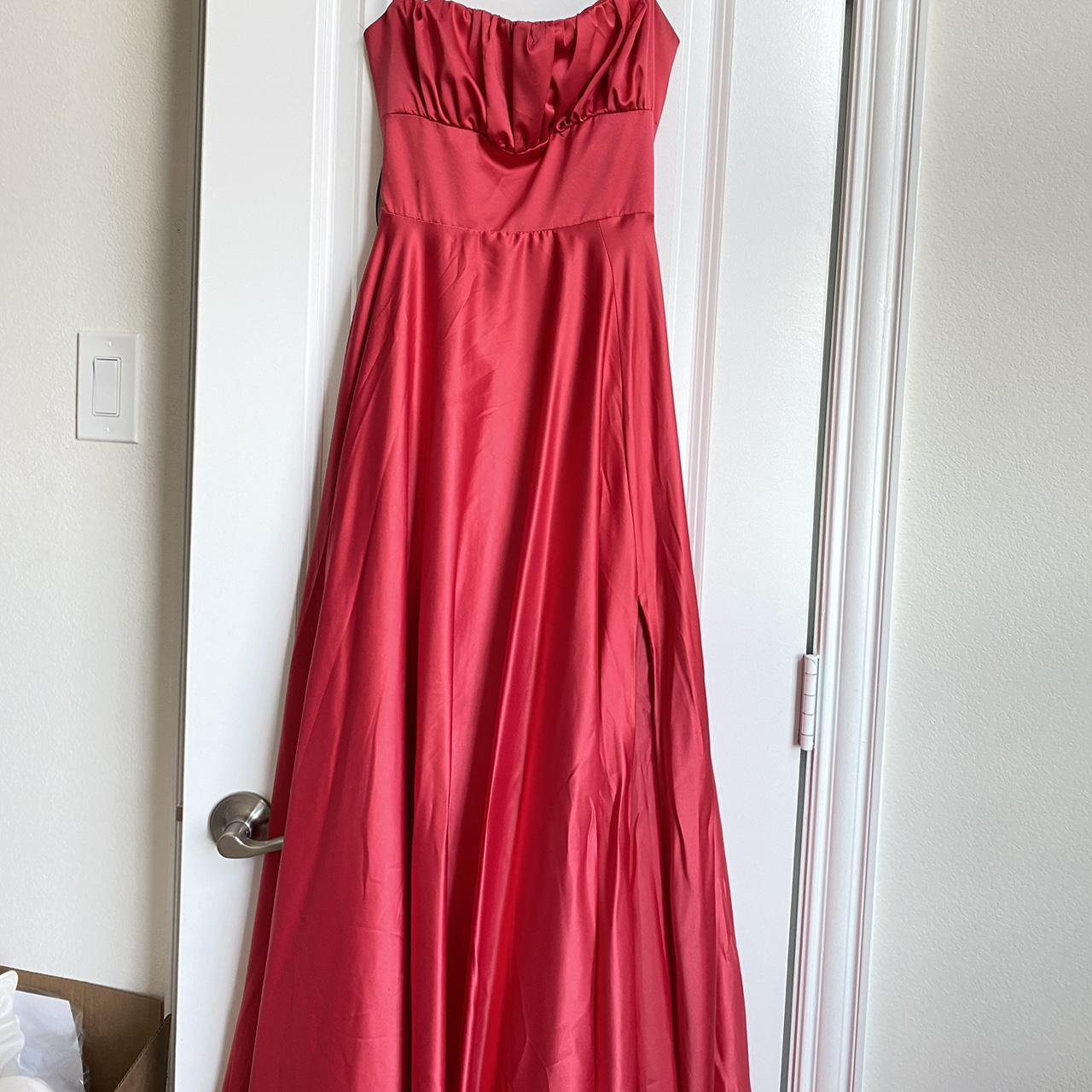 Dillards red hot sale evening gowns