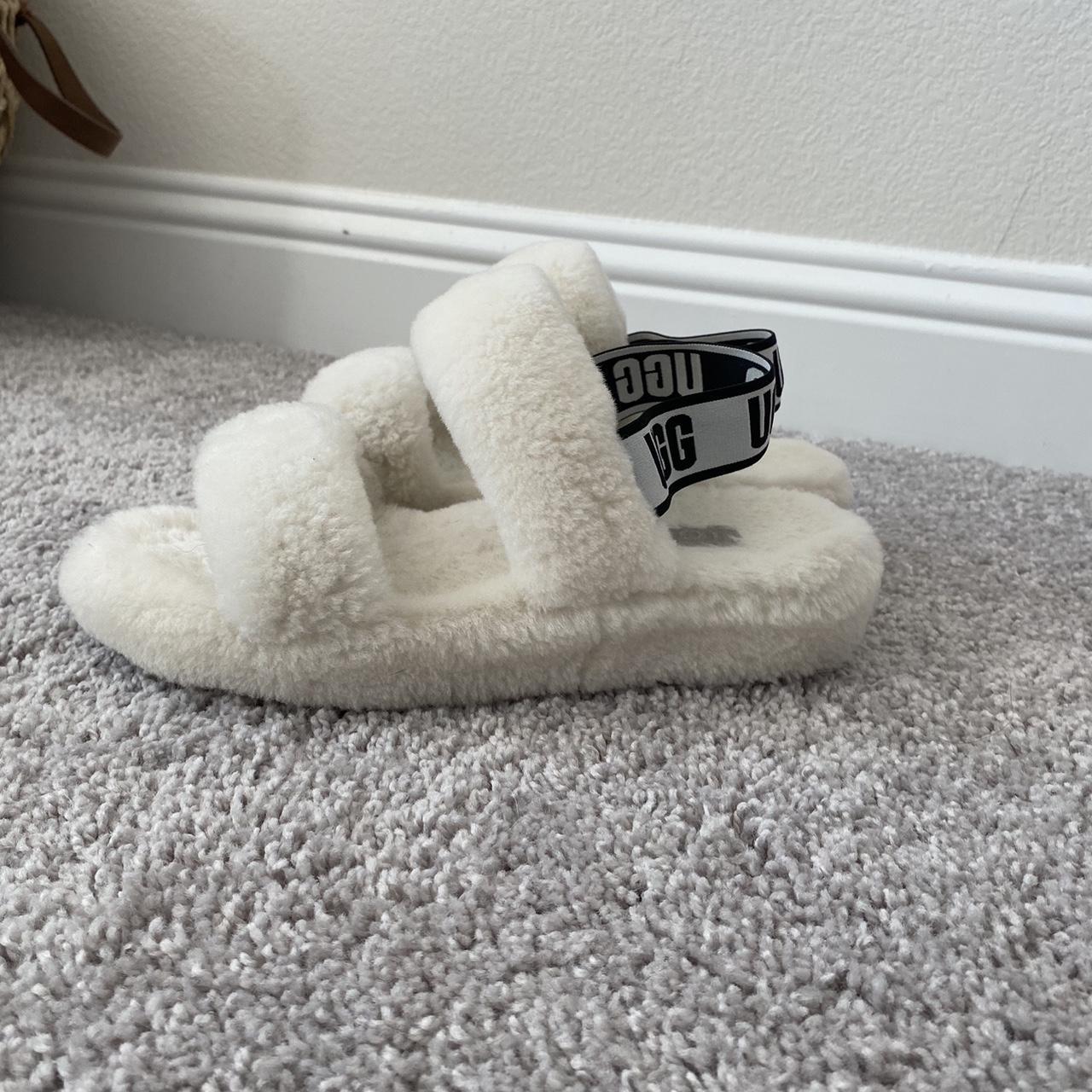 Women's size white Ugg Slightly worn Depop