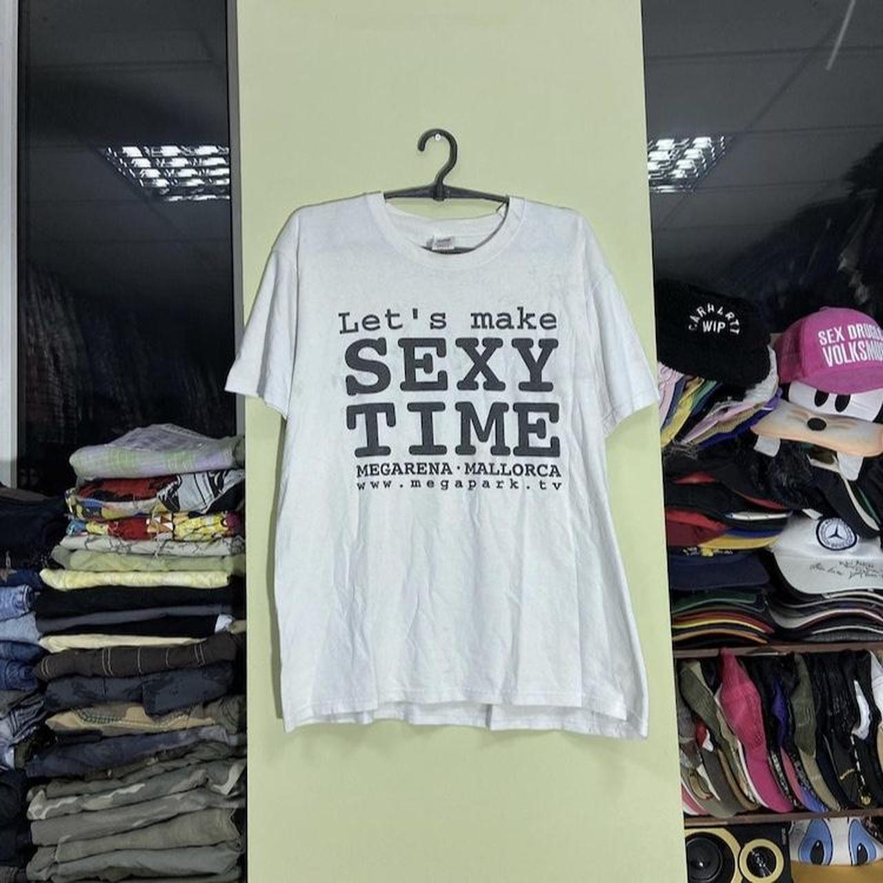 VINTAGE Y2K ADULT LETS MAKE SEXY TIME FUNNY... - Depop