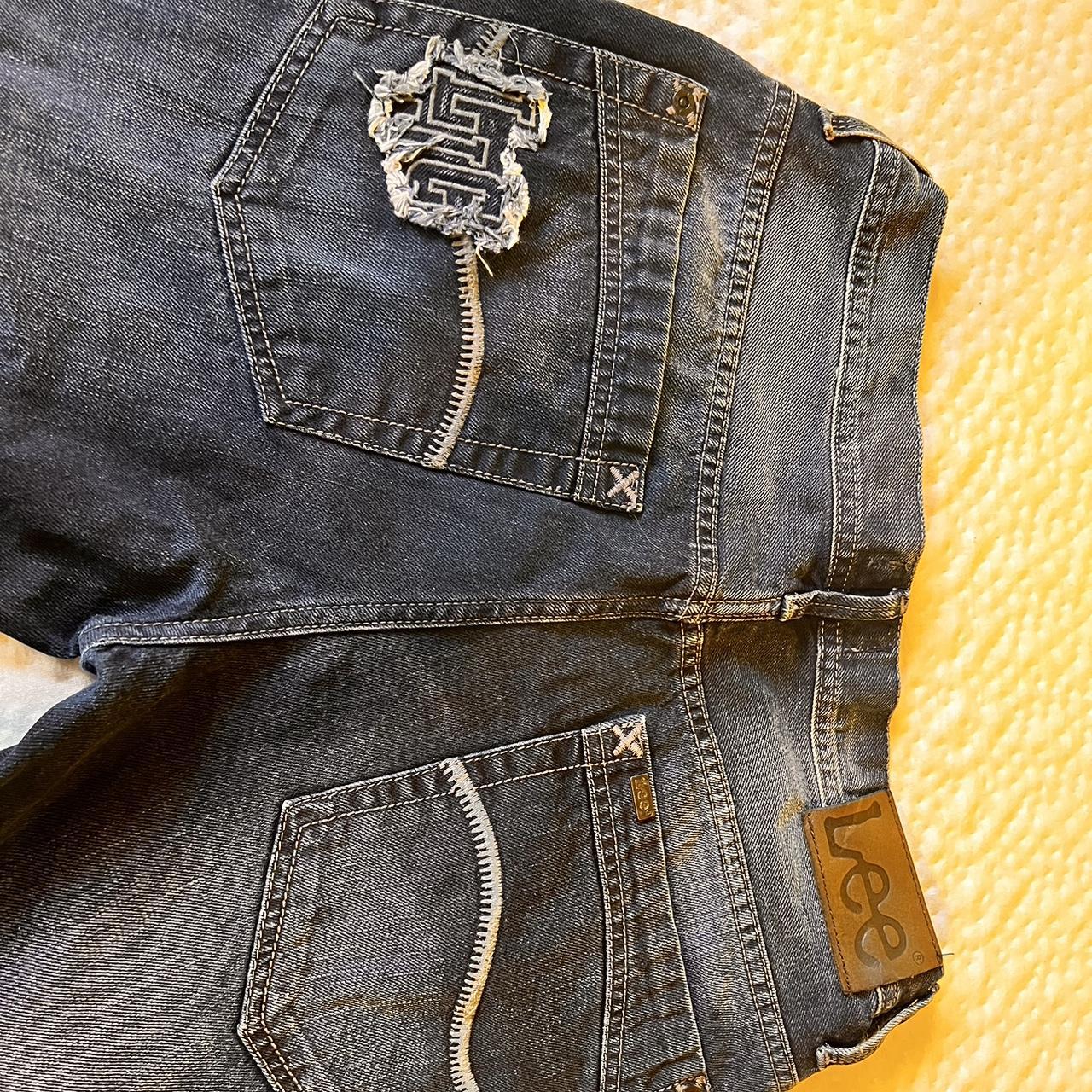 Lee Vintage jeans Lee patch Rare Size 34 - Depop