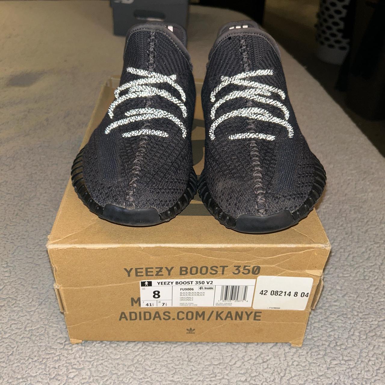 Boost 350 Triple Black Yeezy V2 Size 10- Adidas Yeezy Boost 350 V2