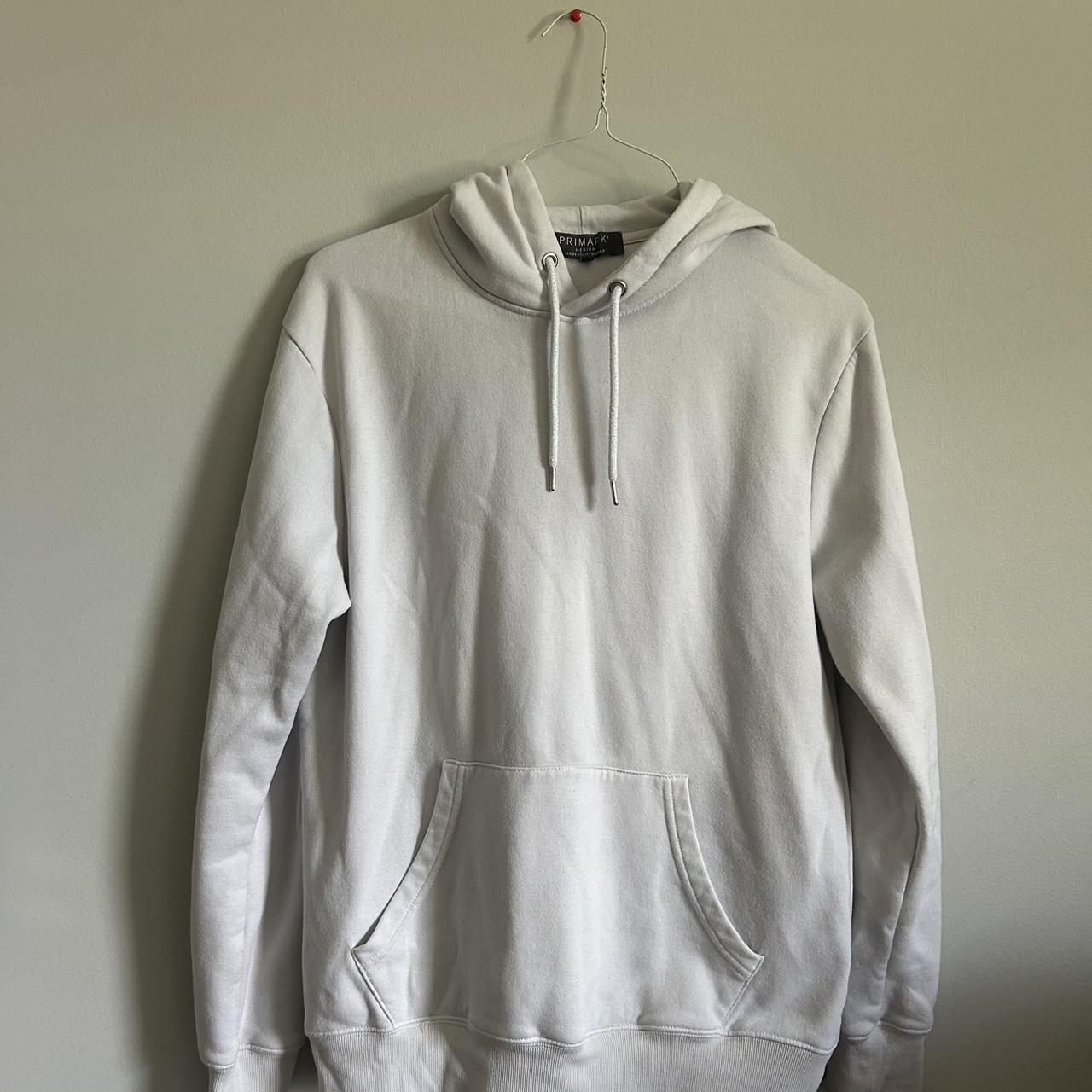 Plain white hoodie primark hotsell