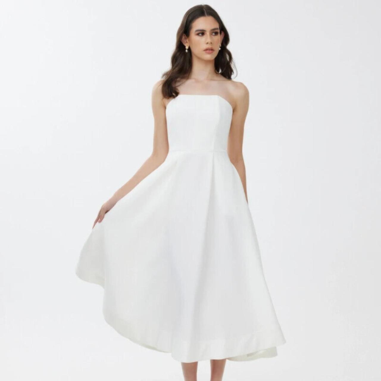 Keepsake white outlet dress