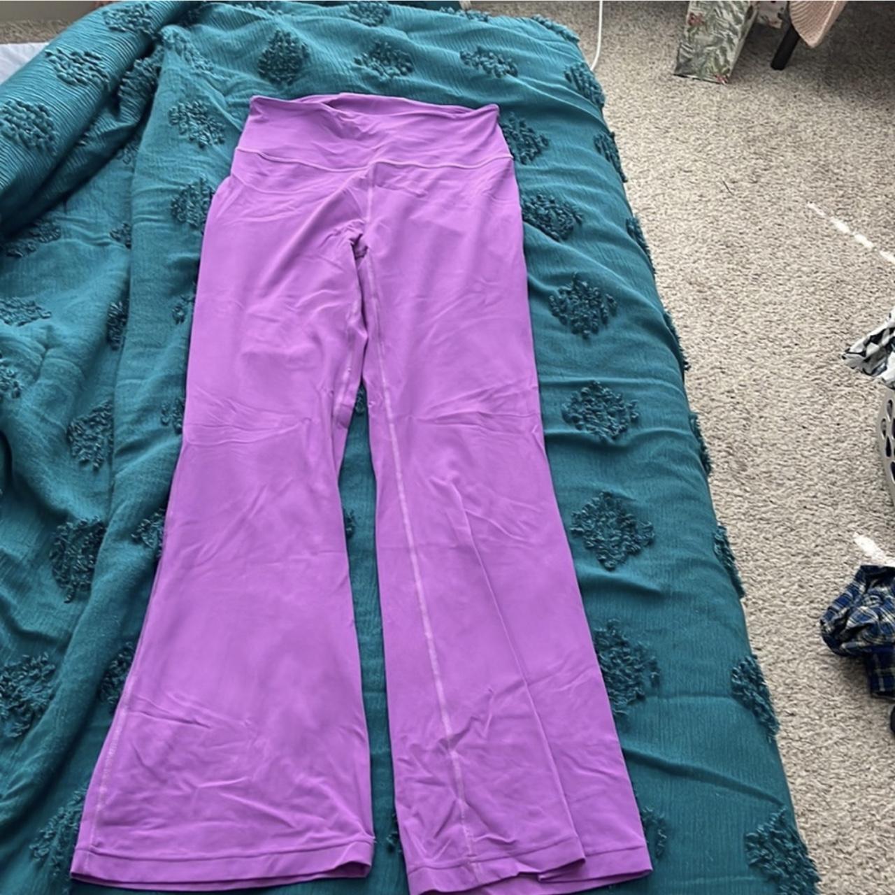 Lululemon super high rise groove pant! Color is - Depop