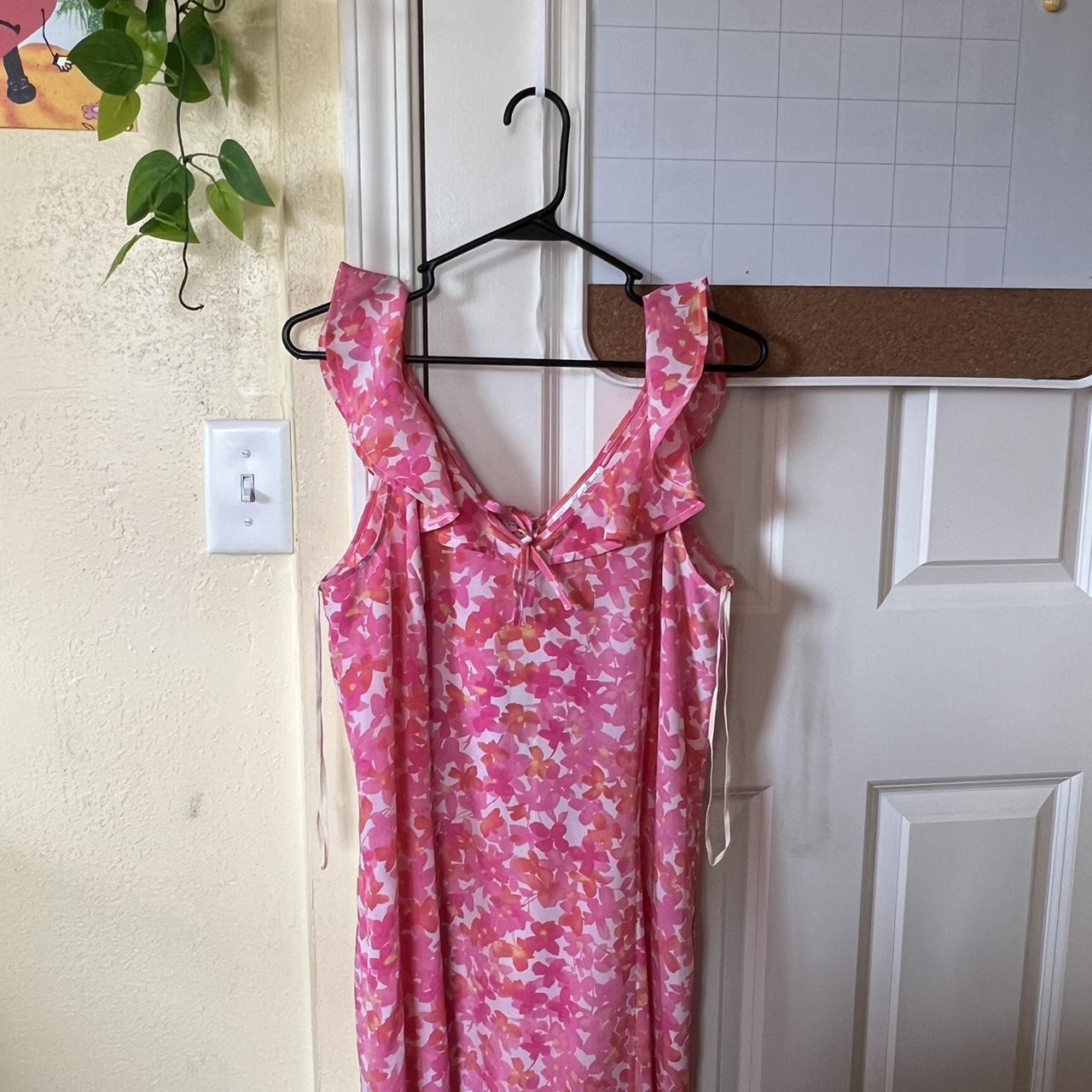 Long floral dress Brand: Giorgio Sant’Angelo Size:... - Depop