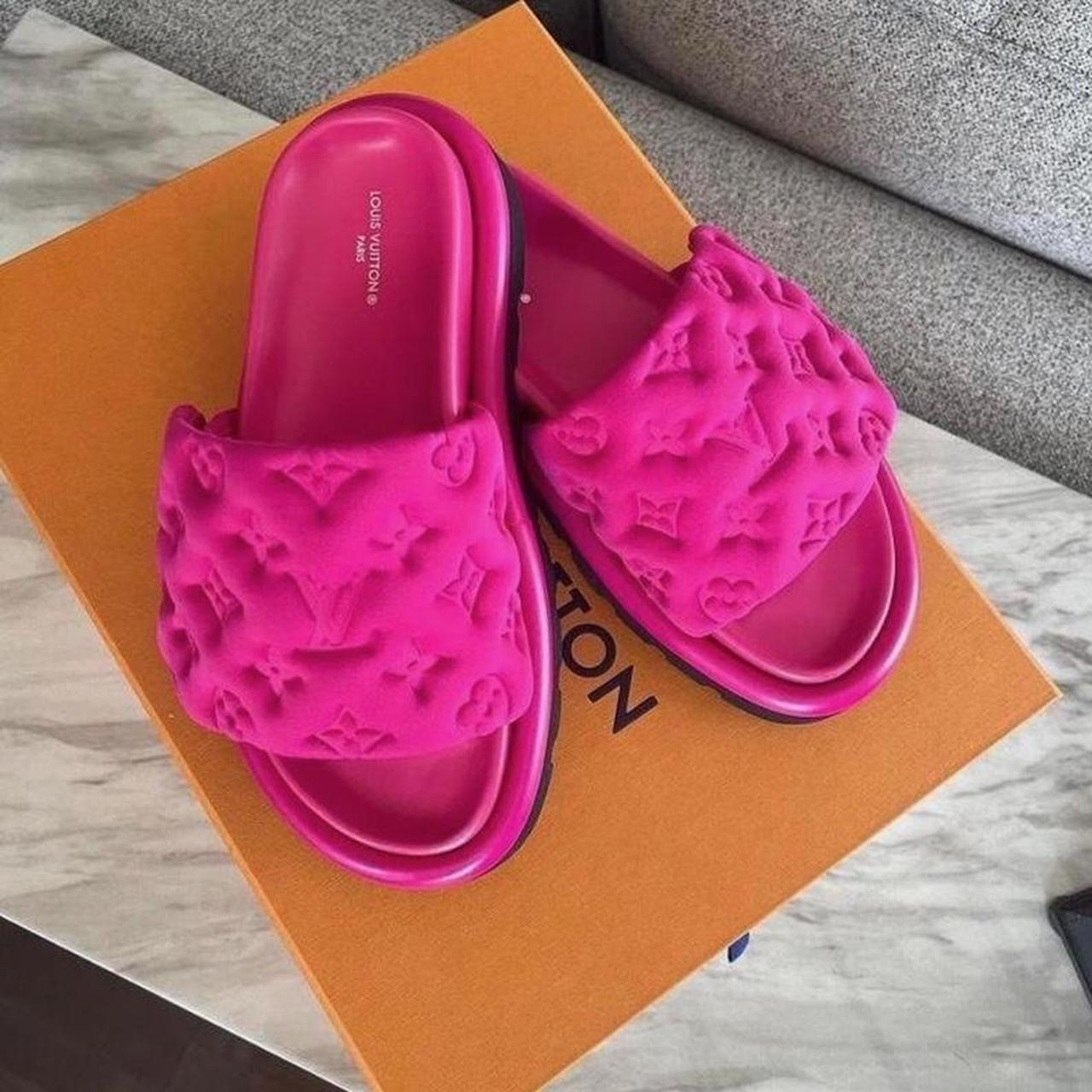 Pink louis-vuitton-shoes - Depop