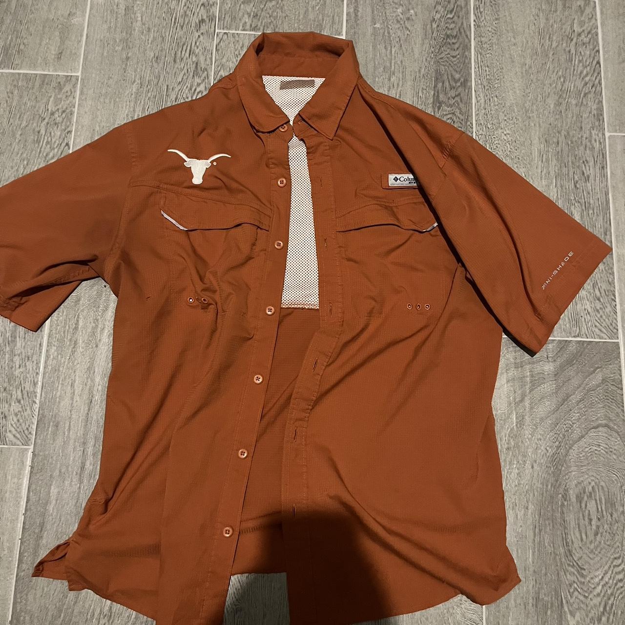 Texas Longhorns Columbia PFG Fishing Shirt fishing... Depop