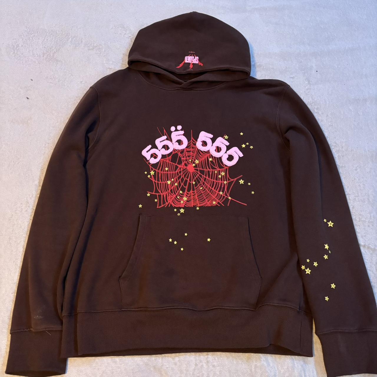 Spider worldwide 555 hoodie brown/ pink /red buy