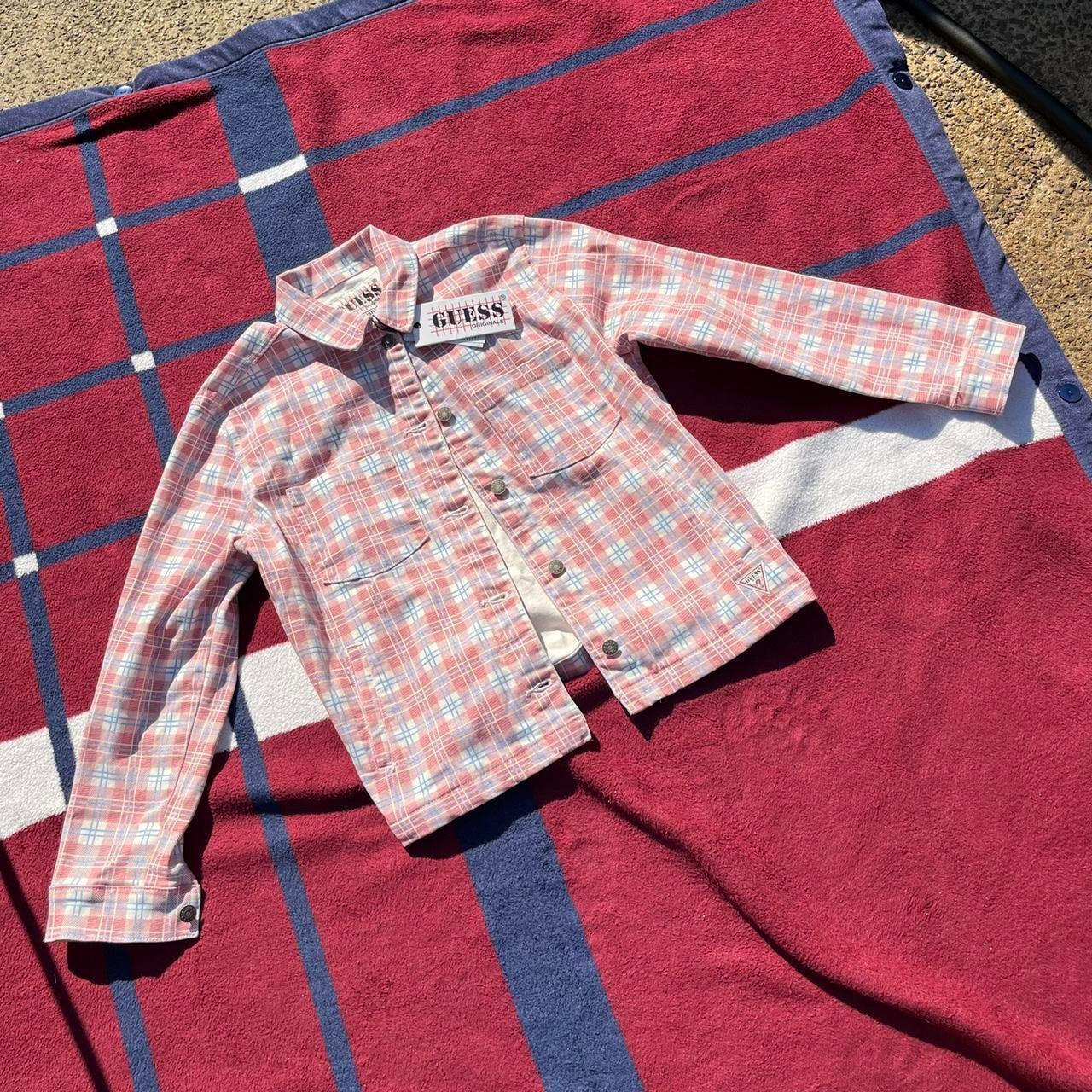 Guess on sale plaid jacket