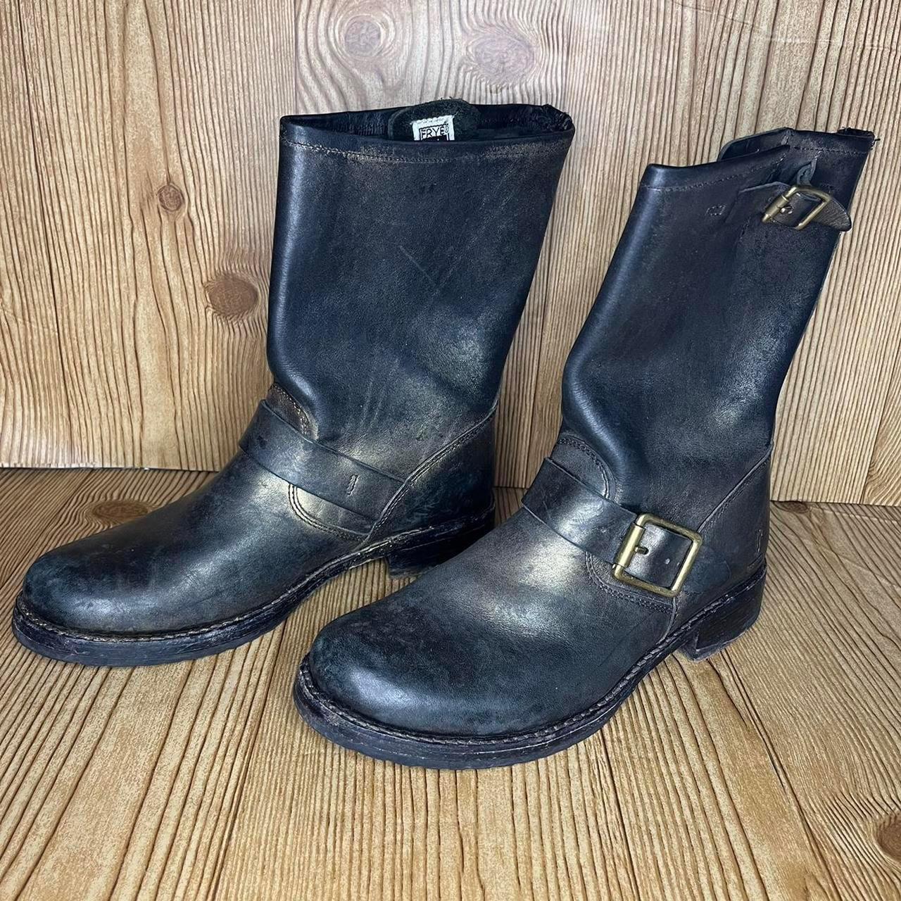 Metallic cheap frye boots