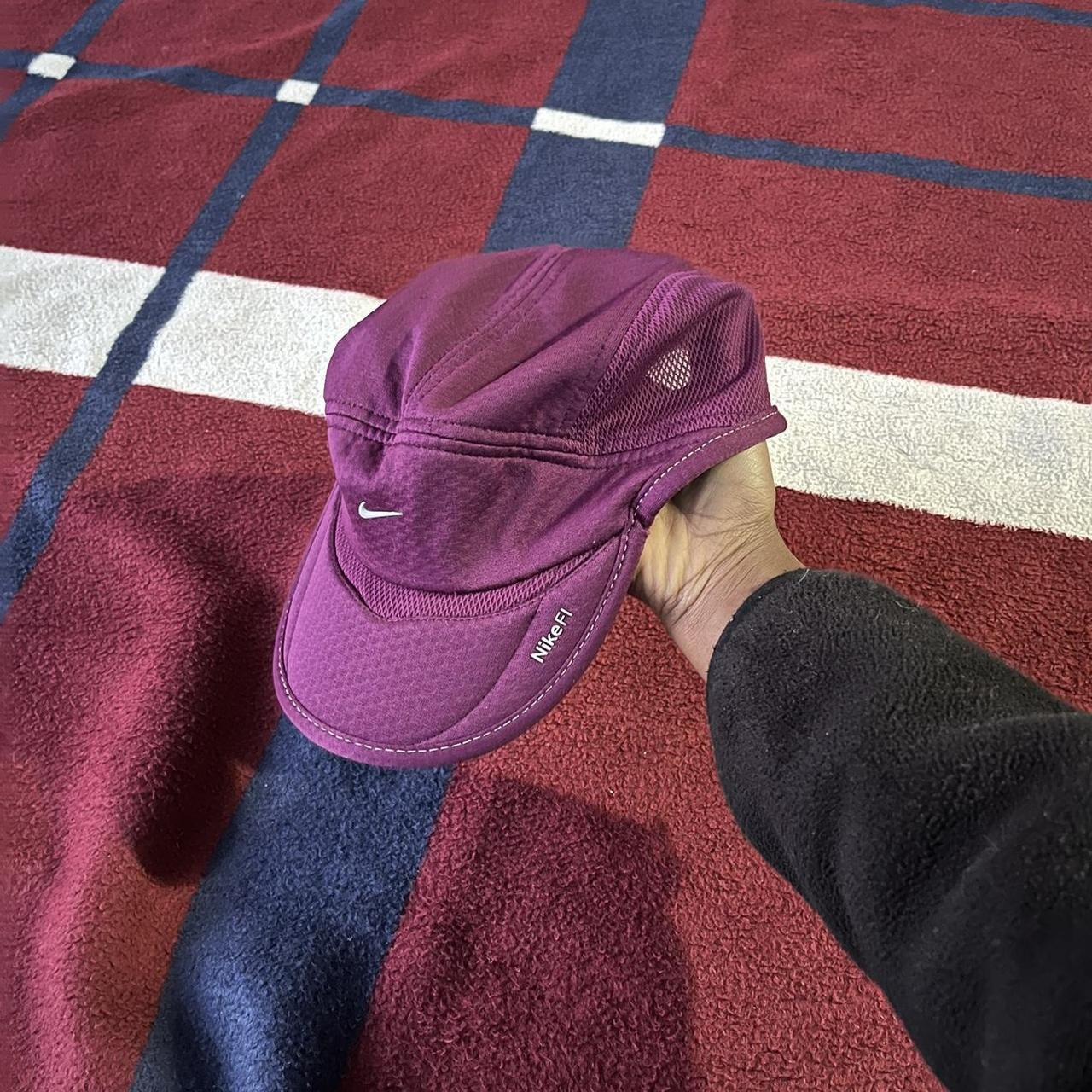 Fi NYC running purple dri-fit hat
