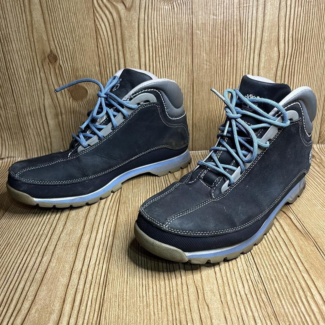 Blue timberland hot sale hiking boots