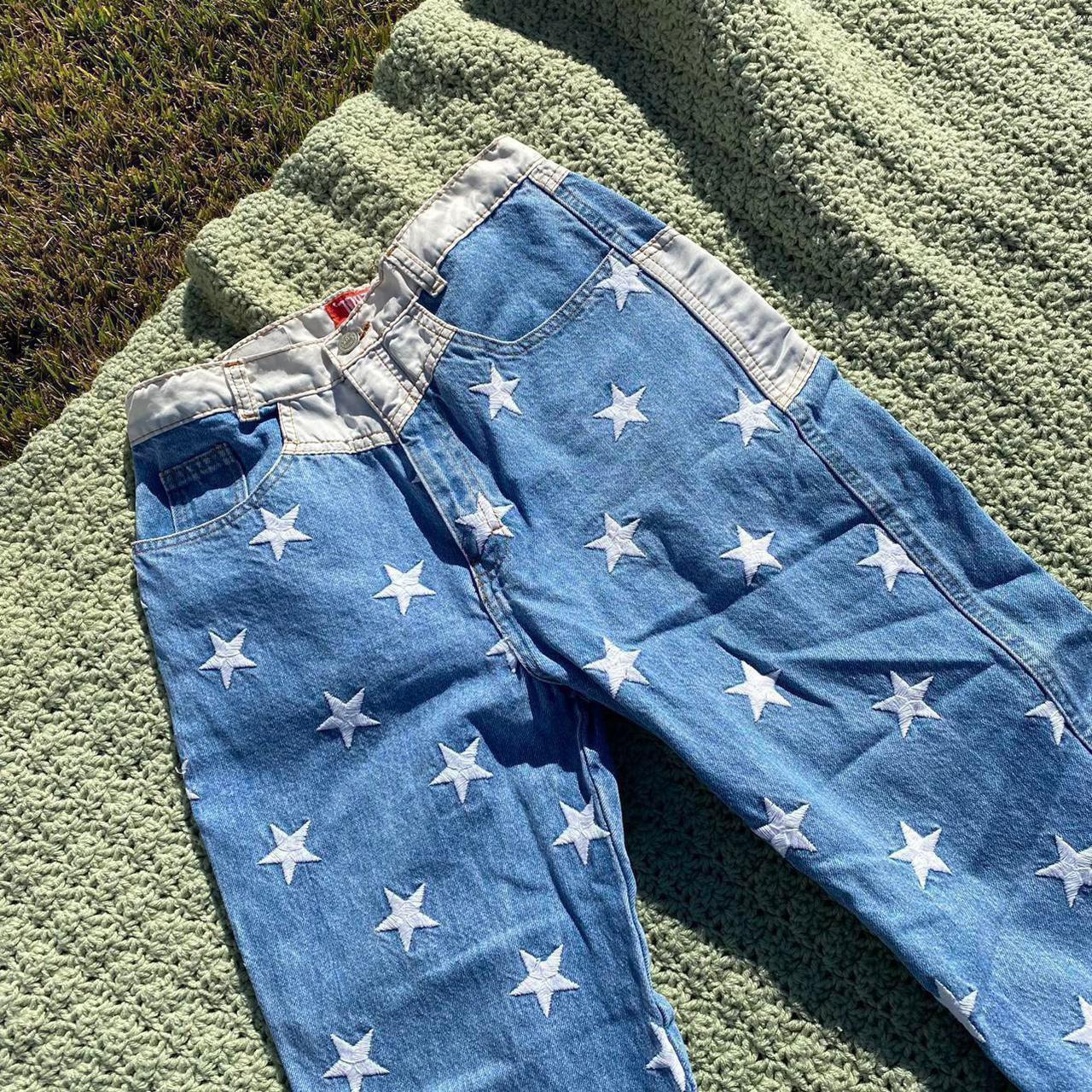 Vintage Jou jou cowboy light wash denim high waisted | Depop