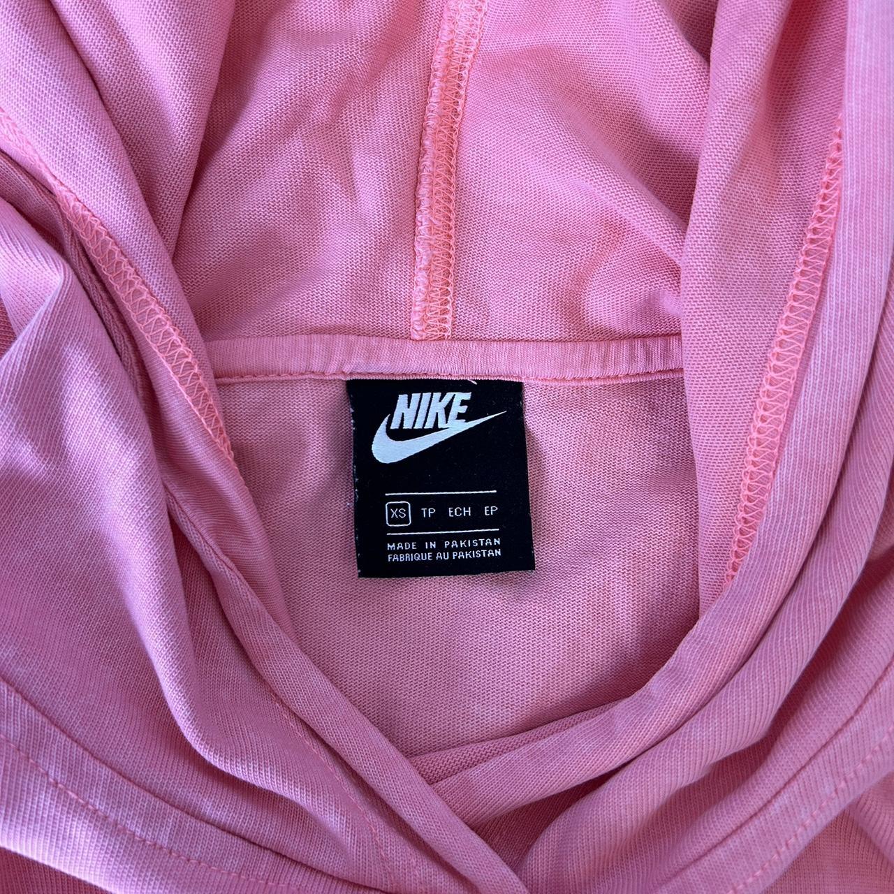 Neon pink Nike hoodie. Worn a couple times, good... - Depop