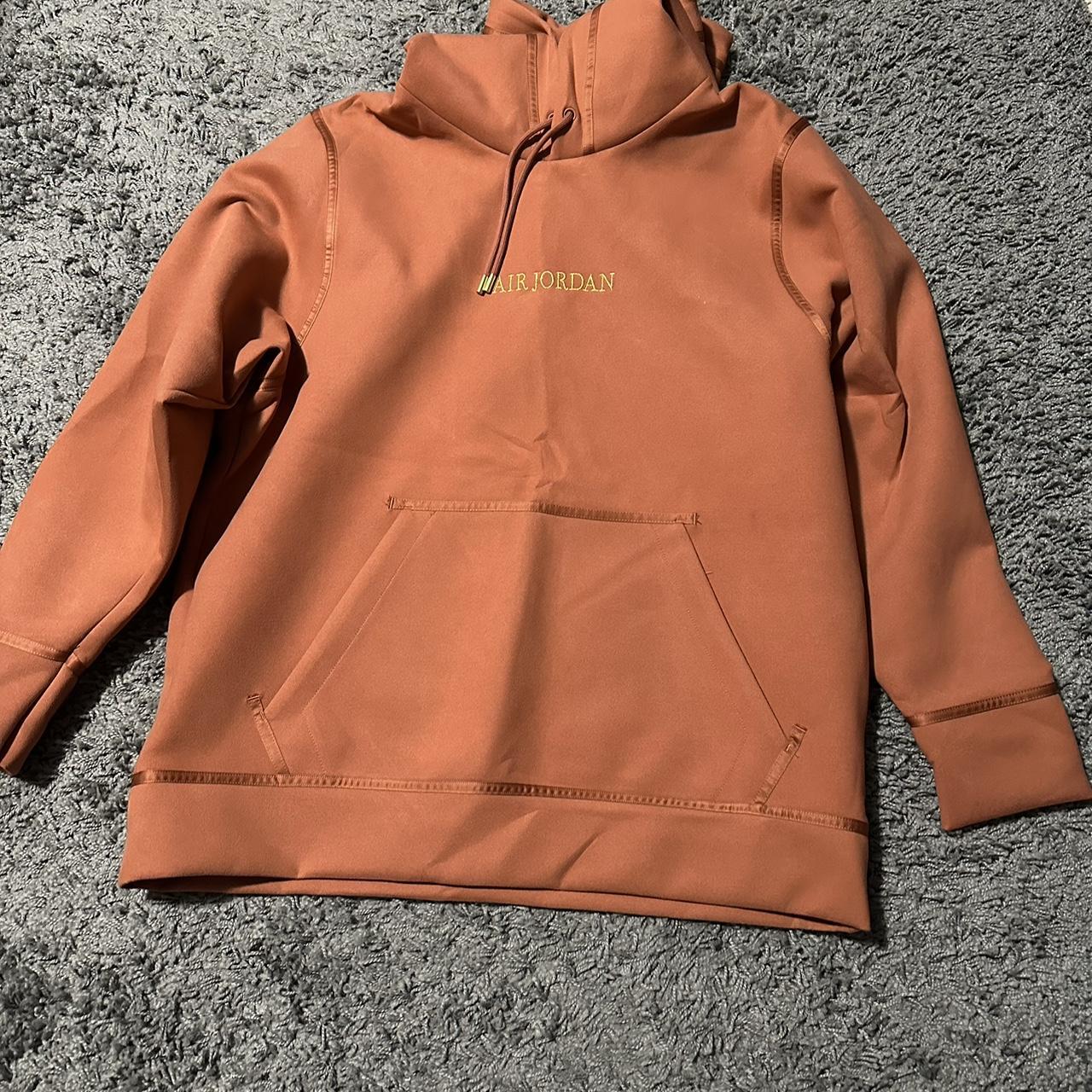 Air Jordan salmon color hoodie Used only once In Depop