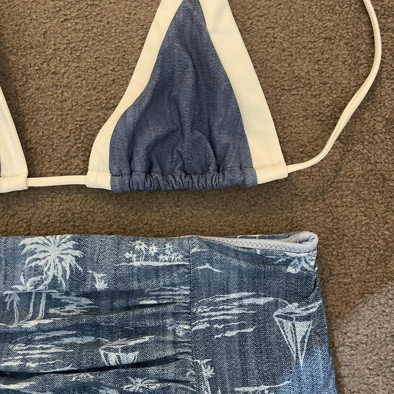 NEW with tags Seafolly bikini top Size 16 Printed, - Depop