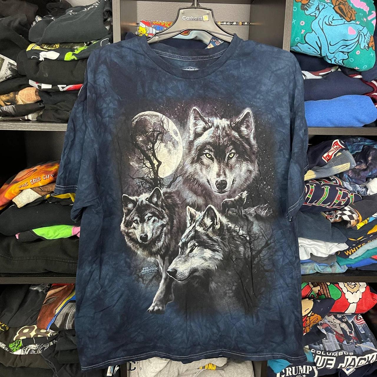 The Mountain Wolf Shirt Essential nature shirt Good... - Depop