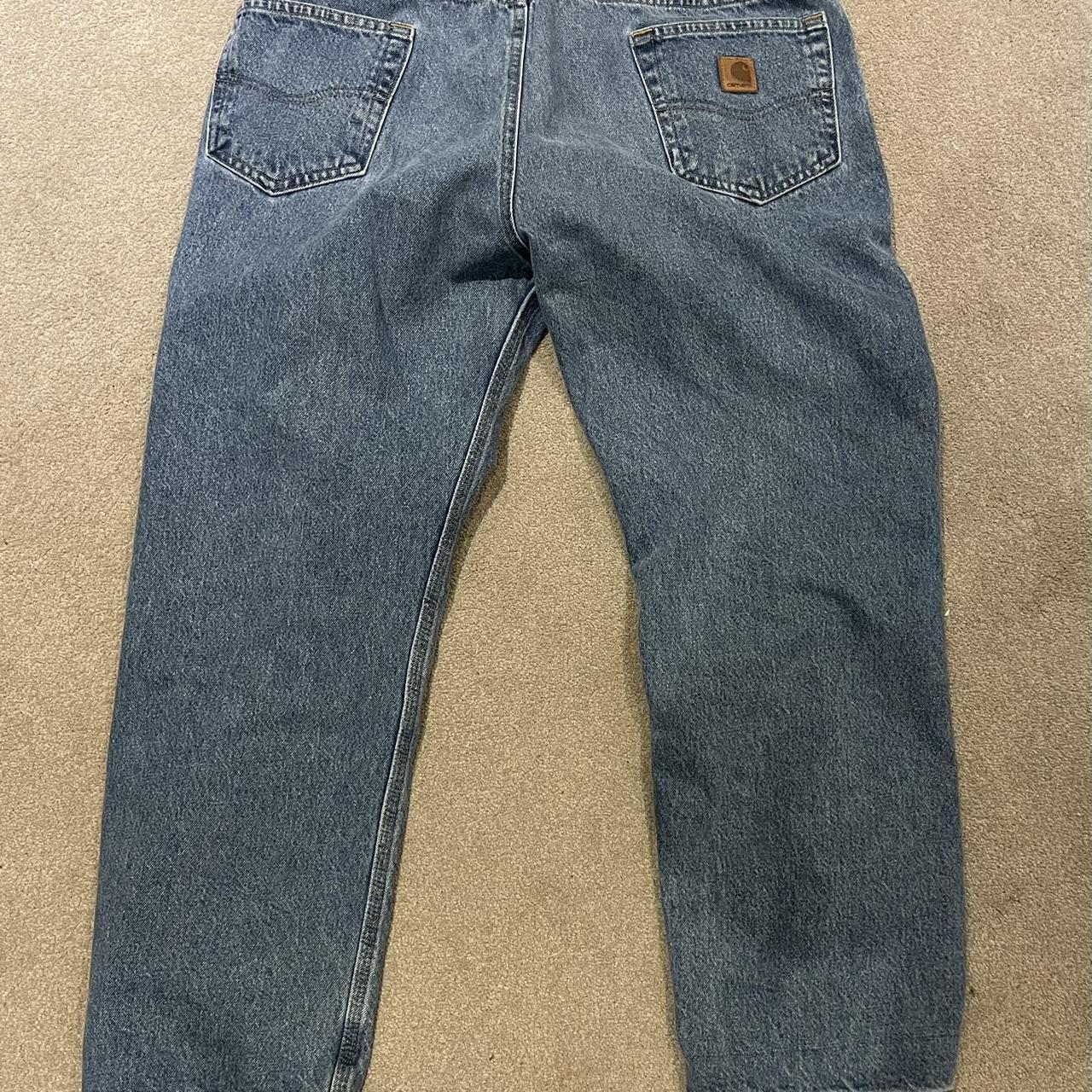 men’s Carhartt blue jeans excellent condition W 36... Depop