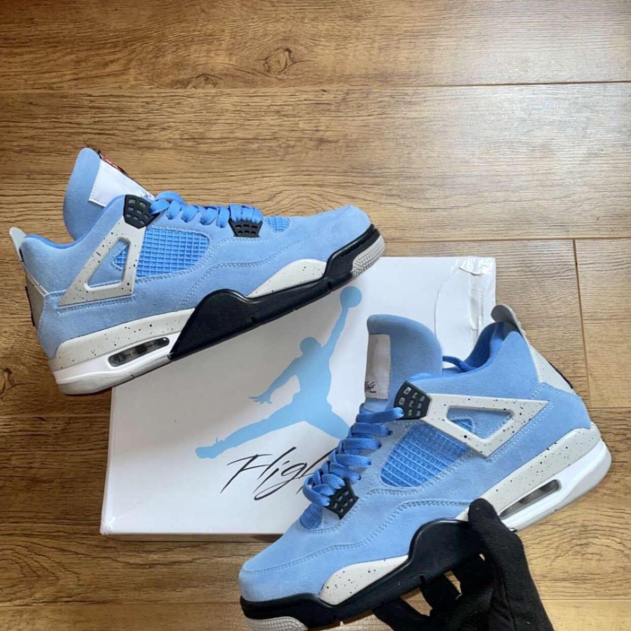 Jordan 4 university blue size 10uk Brand new litr... - Depop