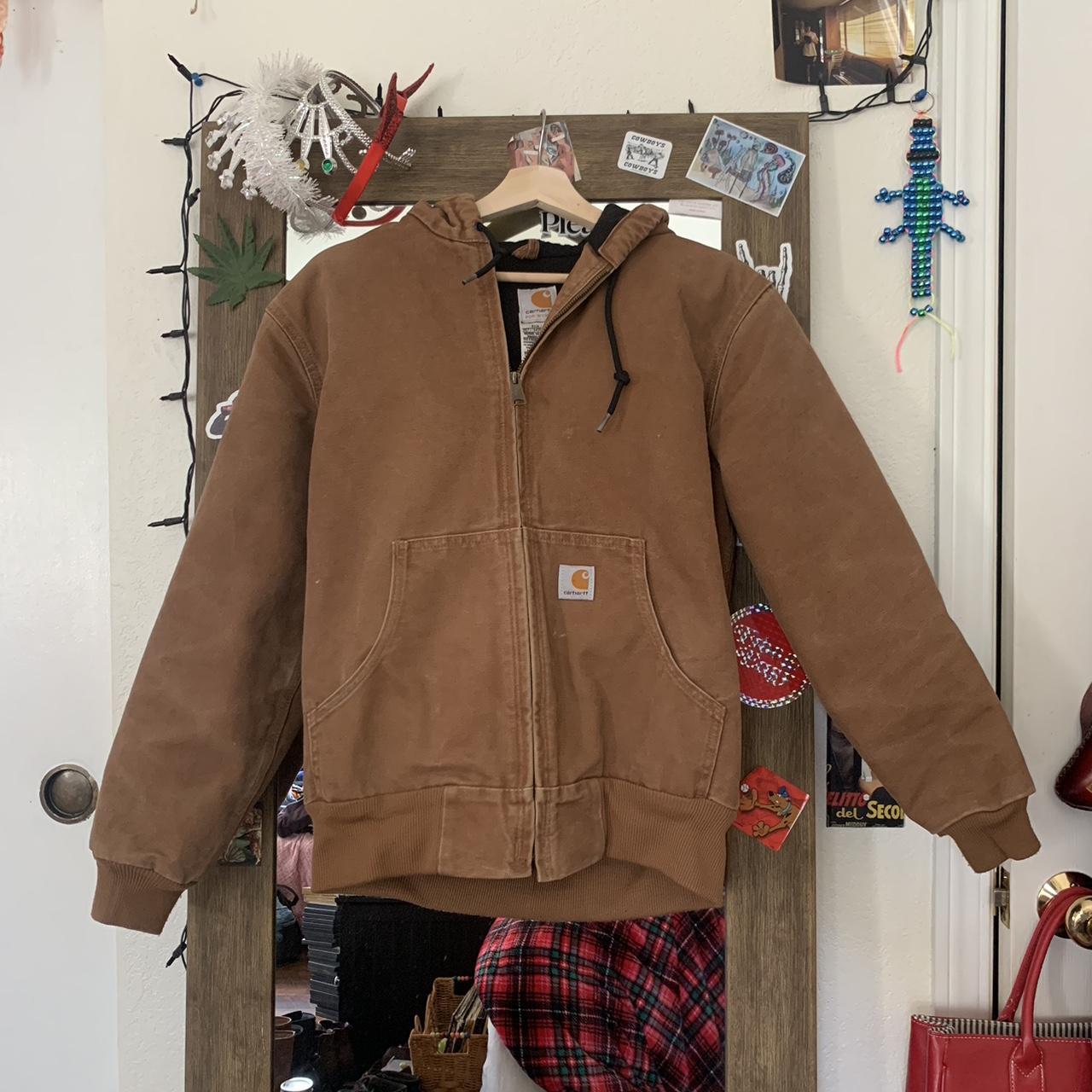 Beige on sale carhartt jacket