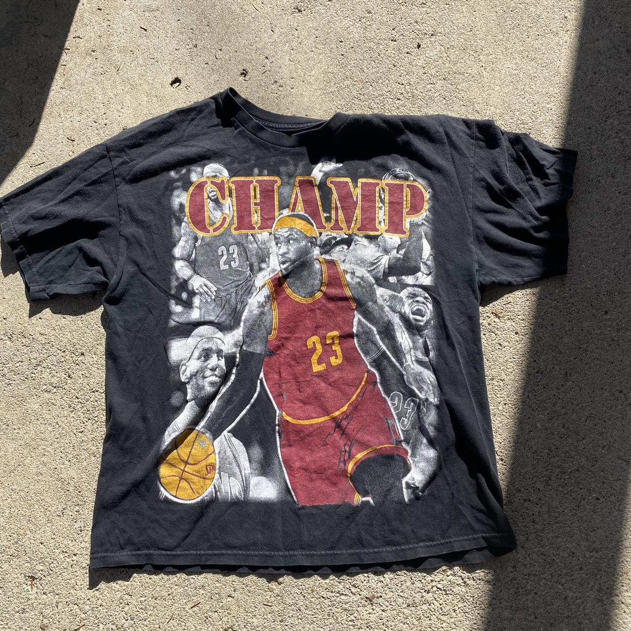 Lebron James front graphic tee - nice boxy fit -... - Depop