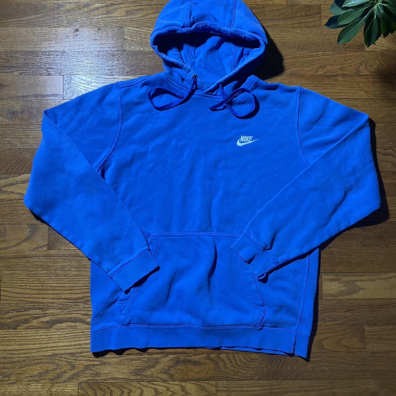 Light Blue Nike Hoodie - Size Medium - Lightly... - Depop