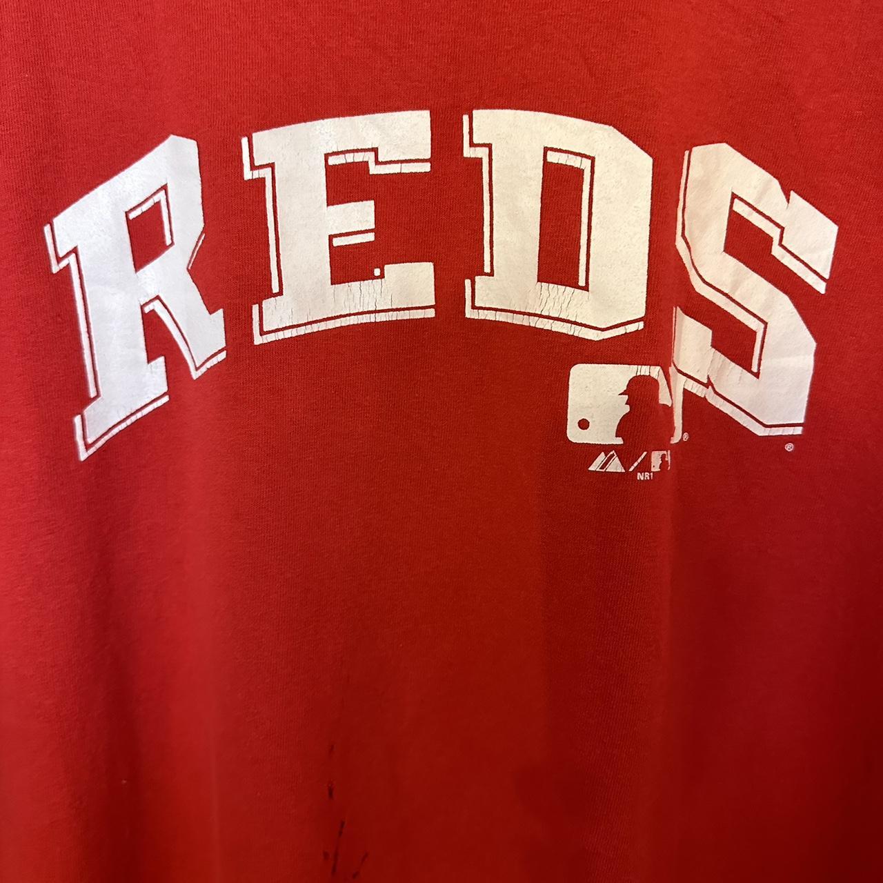 vintage y2k 2000s 2003 cincinnati reds mlb baseball - Depop