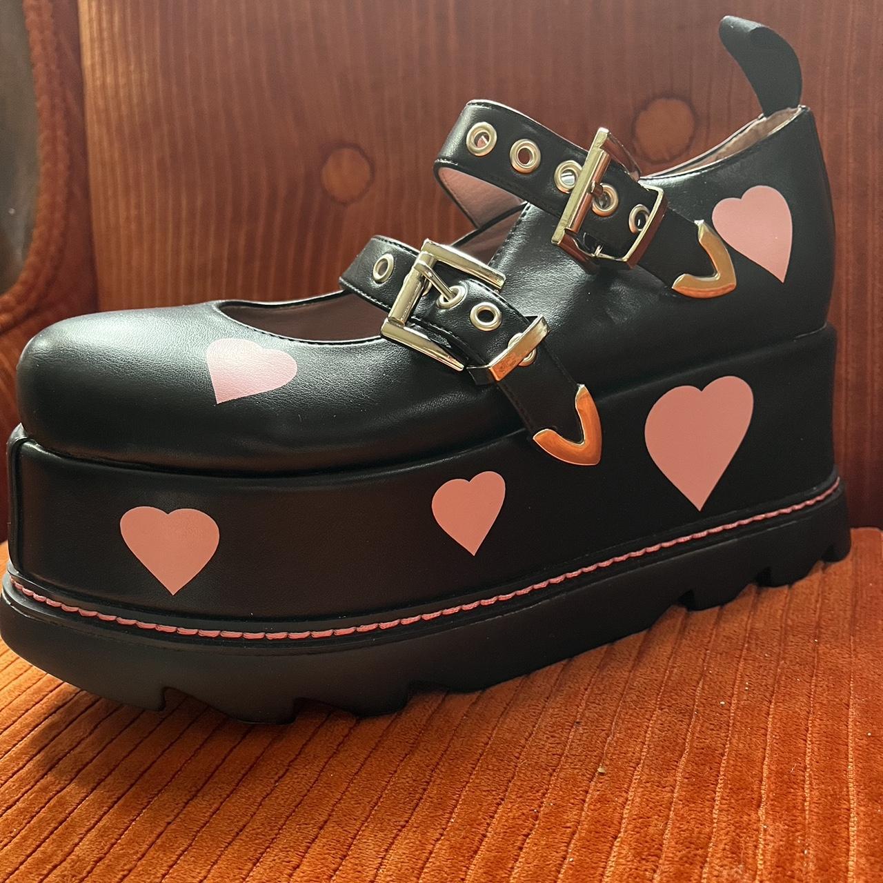Lamoda Mary Jane Shoes With Hearts Lamoda Shoes Lamoda Sweetheart